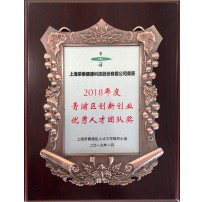 2018年度青浦区创新创业优秀人才团队奖